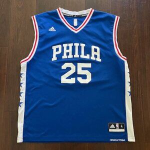 Ben Simmons Philadelphia Sixers 25 Jersey 76ers NBA Adidas XL